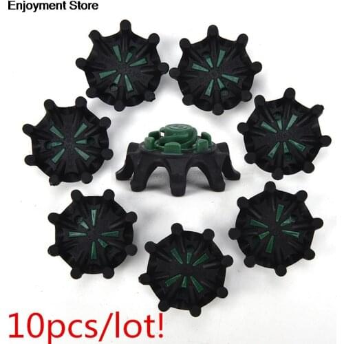 10pcs/lot Golf Spikes Pins Turn Fast Twist Shoe Spikes Durable Replacement Set Ultra Thin Cleats Pins Golf Shoes Parts 2.7cm