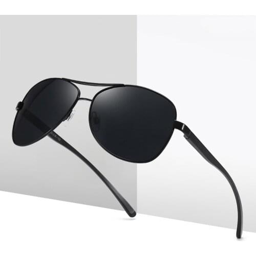 Vintage Metal Polarized Men Sunglasses Luxury Black Women Sun Glasses Shades Fashion Brand Designer Male Pilot Oculos De Sol