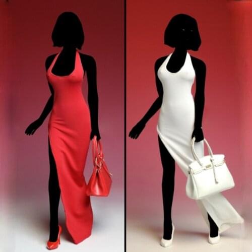 SUPER DUCK C016 1/6 Womens Evening Dress with Handbag for 12inch Action Figure DIY