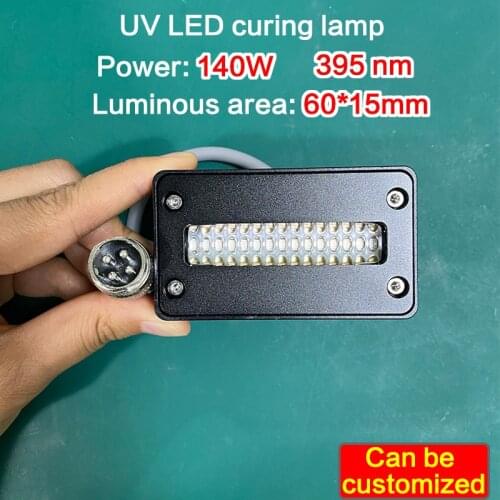 LED Ink UV Curing Lamp Epson Dx5 Print Head Ink Curing Lamps For XP600 Flatbed Printer Varnish Ultraviolet ink UV curing light