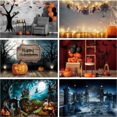 Yeele Halloween Photocall Backdrop Castle Photography Interior Baby Portrait Party Decor Photographic Background Photo Studio