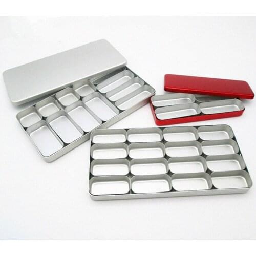 1pcs Dental Lab Supplies Box for Bur H /K Files Holder Block Sterilizer Case Disinfection Endo Box 16 Racks Dental Instrument