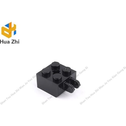 Building Blocks Parts 40902 10PCS Hinge Brick 2 x 2 Locking with 2 Fingers Vertical and Axle Hole LEGOING MOCS Education
