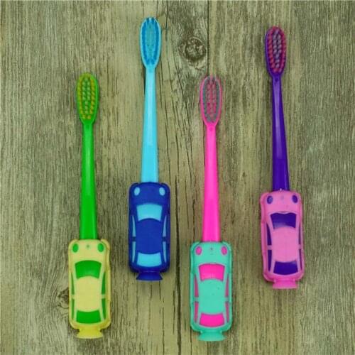 2 PCS/Lots Children Racing Car Toothbrush Teeth Protective Toothbrushes Baby Dental Care Tooth Brush