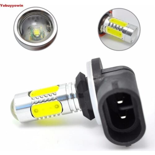 2X 881 6000K White 11W COB+Cree XPE Chips LED Fog Lights Driving Bulbs 886 889 894 896 H27W/2 White 6000K LED Bulbs