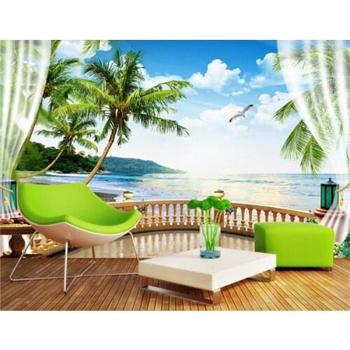 Continental Mediterranean landscape Custom photo wallpaper art wallpaper restaurant retro sofa backdrop 3d wallpaper 3d mural