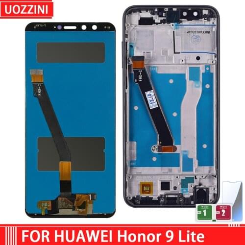 AAA quality LCD Display For Huawei Honor 9 lite 5.65 inch Touch Screen Digitizer Assembly Frame with Free tempered Glass