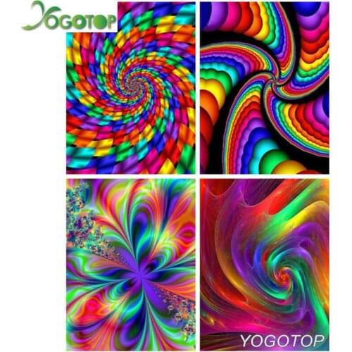 Mandala 5d Full Diamond Painting With Square Stones Wall Art Diy Diamond Embroidery Cross-stitch mosaic Abstract Flower YY1743