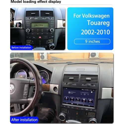 9-inch Android10 Car Multimedia Player 4G GPS Navigation Version Stereo Automatic Radio for Volkswagen Touareg GP 2002-2010