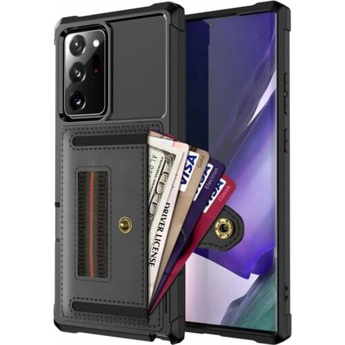 Shockproof Full Protection Card Pocket Case for Samsung Galaxy Note 20 S21 Ultra 10 9 S9 S20 S10 Plus S 21 A12 A52 A72 5G Bag