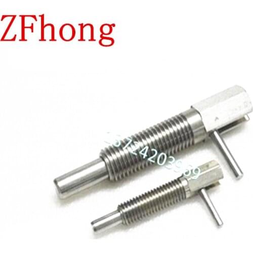 Stainless steel M10 M12 M16 L Type Index plunger self lock pin