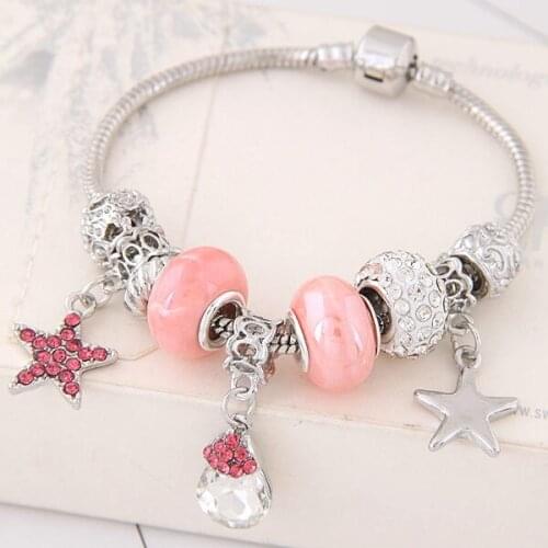LEMOER Pink Bracelets