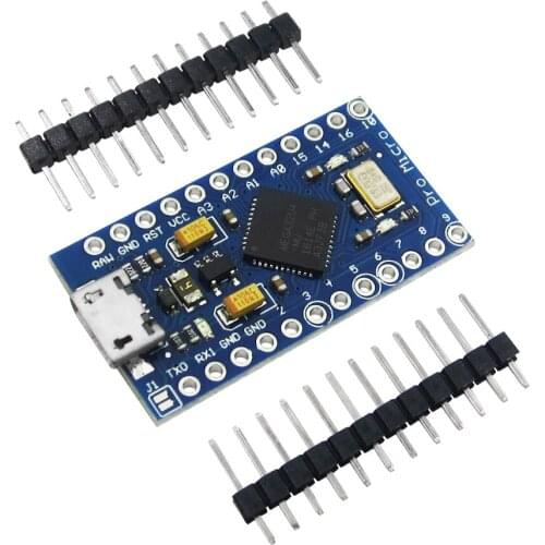 Pro Micro ATmega32U4 5V/16MHz Module with 2 row pin header