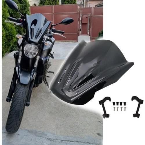 Motorcycle Windshield Wind Deflector Windscreens For YAMAHA MT07 MT-07 FZ-07 FZ07 2013 2014 2015 2016 2017