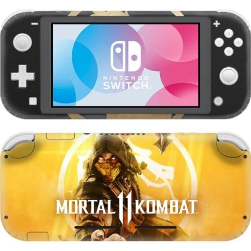 NintendoSwitch Skin Sticker Mortal Kombat Decal Cover For Nintendo Switch Lite Protector Nintend Switch Lite Skin Sticker