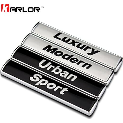 New Luxury Modern Urban Sport Refit Car Auto Fender Tailgate Emblem Badge Sticker for BMW E36 E30 E34 E39 E46 E60 E90 F10 F30