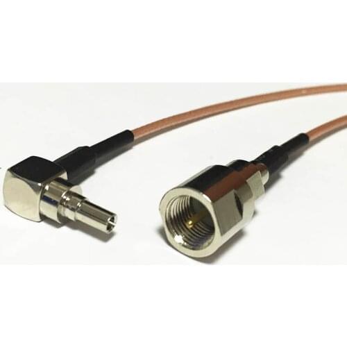 New FME Male Plug Switch CRC9 Right Angle jumper cable RG178 Wholesale 15CM 6" for 3G HUAWEI modem