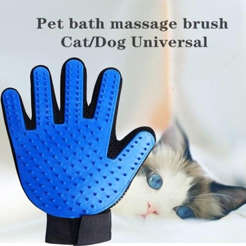 Cat Glove Cat Grooming Glove Pet Brush Glove for Cat Dog Hair Remove Brush Dog Deshedding Cleaning Combs Massage Gloves Bathtub