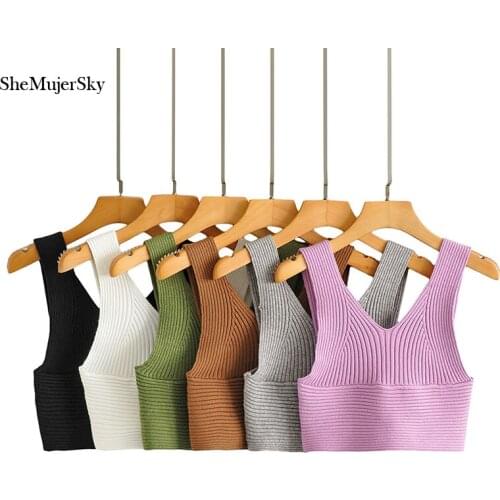 Женские трикотажные майки SHEMUJERSKY China At AliExpress