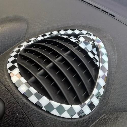 Car Dashboard Decoration Air Vent Outlet Cover Trim Sticker for Mini Cooper Countryman R60 2011 2012 2013 2014 2015 2016 Styling