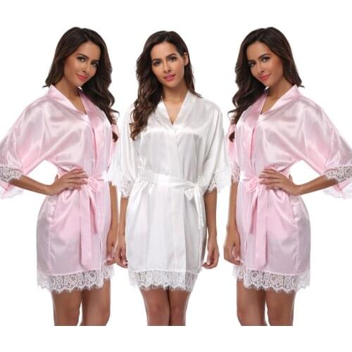 Женские шелковые халаты Witbuy China At AliExpress