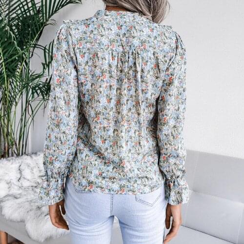 Womans Blouse Spring Autumn Patchwork Ruffles Bandage Long Sleeve Shirts Womens Clothing 2021 Casual Chiffon Blusas Y2k Tops