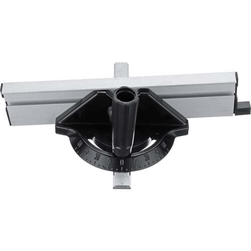 1pcs Aluminum Table Saw Miter Gauge Carpentry Pusher Rod Angle Ruler Table Saw Router Woodworking Tool Adjustable Flip Stop