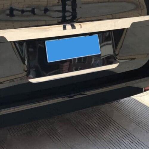 For Mercedes Benz Vito 2017 Stainless Steel 1 PC Car Rear Tailgate Trunk Lid Frame Cover Trim Car Styling Auto Accessories