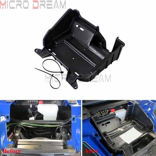 1 x Black UTV Underhood Storage Box Case For Polaris RZR 900 S900 XP1000 XP4 RZR 4 900 EPS 2015 2016
