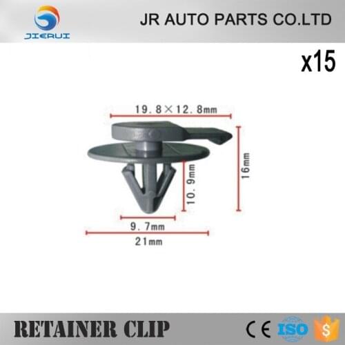 15 X Clips For BMW Mini Protective Plastic Side Skirt /Sill Cover Trim Fastener Clips rivet