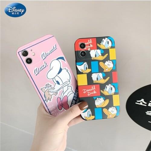 2021 Disney Donald Duck for iPhone 7 plus xr xs max 11/12pro max 12mini kawayi couple phone case zz0424-6