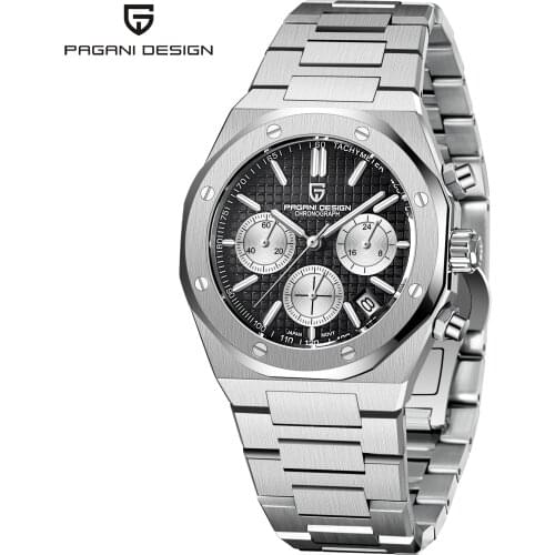 2021 Pagani Design New Top Luxury Men' Quartz Business Watch Luxury Stainless Steel Sapphire Glass Waterproof Watch Reloj Hombre