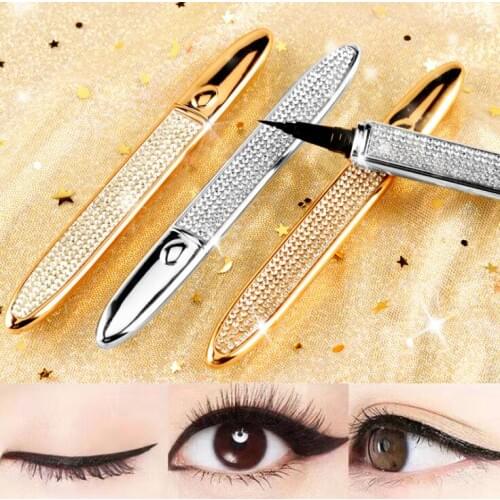 40pcs/lot Non-decoloring Beginner Star Diamond Eye Liner Pencil Waterproof And Durable No Shading Quick-dry Eye Makeup HA1851