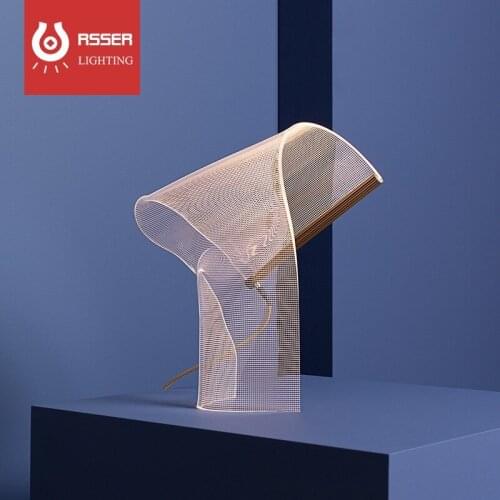 RSSER Post Modern Grid Acrylic Floor Lamp Irregular Shape Standing Lamps For Living Room Designer Bedroom Decor Home Use