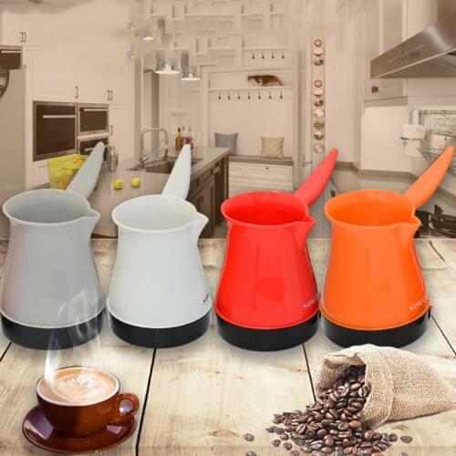 Colorful Mini Coffee Machine Turkey Coffee Maker Portable Electrical Coffee Pot Moka Tea Maker Tools Percolators Pot