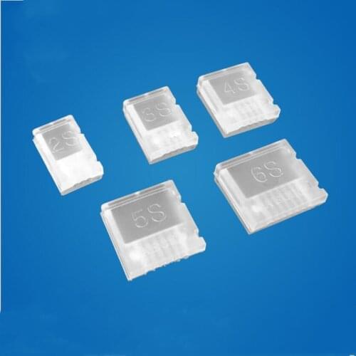 AB Button Clip Protector for Lipo 2S 3S 4S 5S 6S Lithium Battery Balance Charging Cable Plastic Head Jointer Cover Aircraft Part