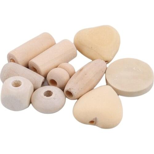 DIY Natural Log Beads Molar Baby Teeth Necklace Set Free Storage Box Includes Perfect Baby Food Grade Dental Wood Beads