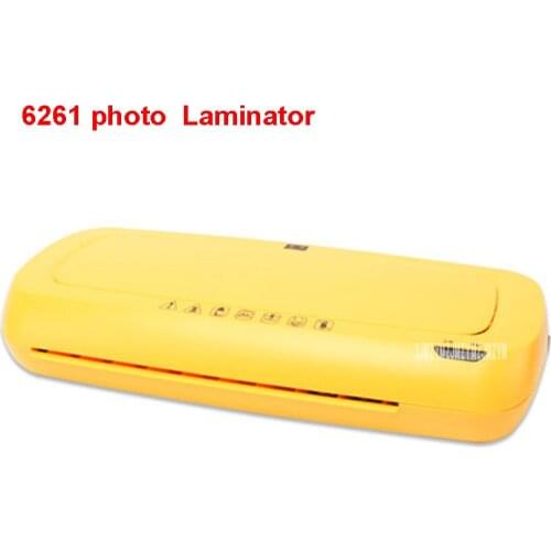CP6261 A4 Document Photo Thermal / Cold Laminating Machine glue speed 250 mm , 3-5min Warm-up time photo Laminator 220-240V