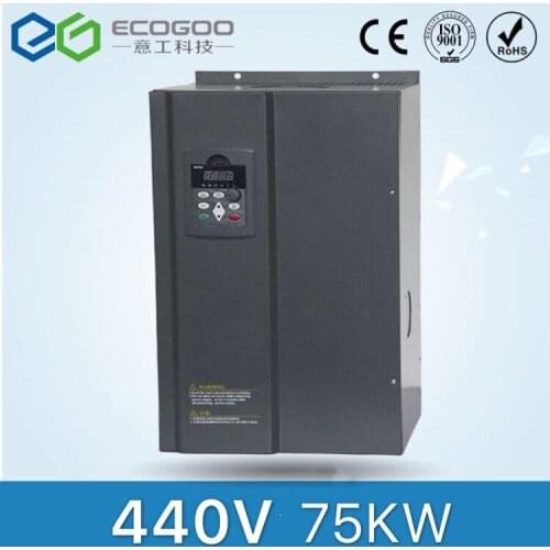 440V 75KW Frequency Inverter-Free Shipping- vector control Frequency inverter 75KW/ Vfd vector 75KW