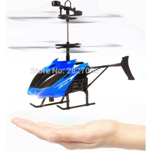 Flying Mini RC Helicopter Radio Remote Control Aircraft Flashing Light toys gifts for children kids floating toy