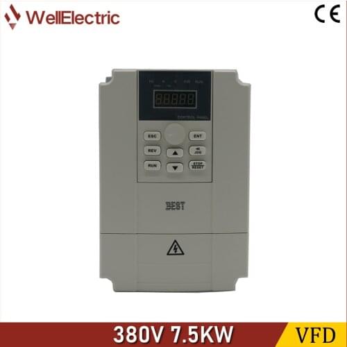 BEST VFD inverter 380V 7.5KW for woodworking engraving machine