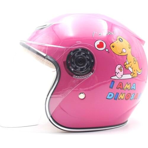Motorcycle Children Helmet Kids Bicycle Helmets Cartoon Safety Hat Outdoor Sports Anti-Vibration