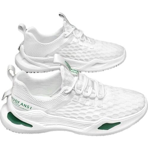 New Spring Autumn Sport Mountaineering Men Casual Shoes Breathable Lace Up Men Shoes Breathable Increase Wearable for Mesh Shoes