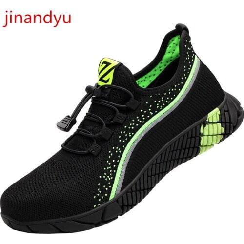 Mens Steel Toe Safety Shoe All Season Weightlight Soft Bottom Steel Toe Indestructible Lightweight Shoe Breathable shoes