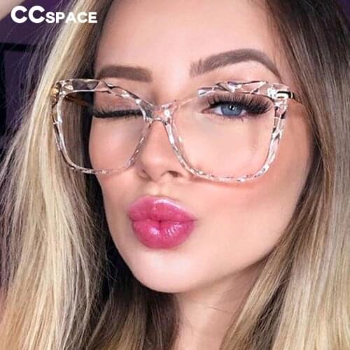 45940 TR90 Retro Crystal Cutting Glasses Frames Men Women Optical Fashion Computer Glasses