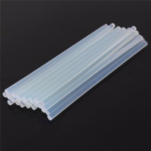 50pcs/lot 7mmx200mm Clear Hot Melt Glue Sticks Adhesive For Hot Melt Gun Car Audio Craft transparent For Alloy Accessories
