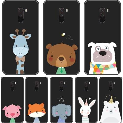 Phone Case Silicone For Xiaomi Redmi S2 4 4A 4X 5A 6 6A 5 Plus Dog Back Cover For Pocophone F1 Redmi Note 4 4X 5 5A 6 Pro Prime
