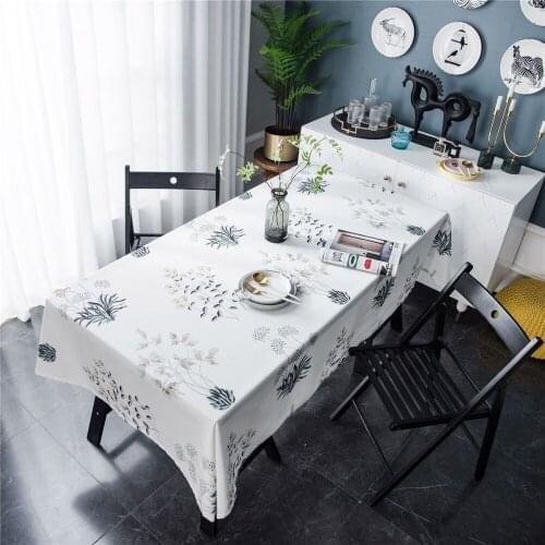 Living Room Coffee Table Cloth Nordic INS Flower Printed Tablecloth Wedding Party Home Decor