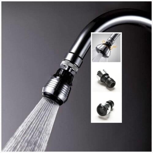 360 Degree Rotate Kitchen Sprayer Head Water Saving Taps Faucet Nozzle Faucet Aerator Applications For Kitchen Faucet
