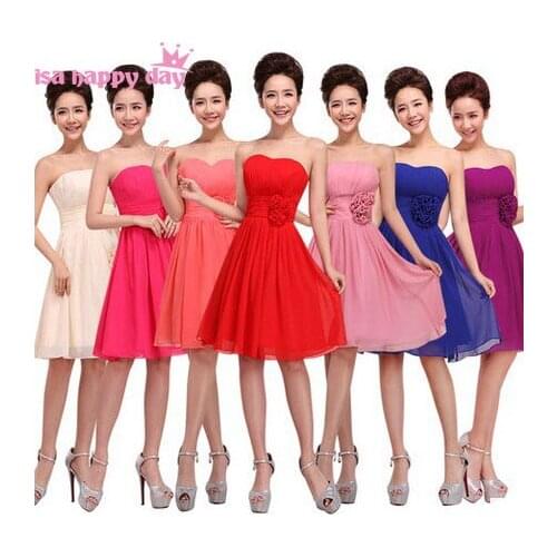 Robe de soiree purple red plus size bridesmaid bridesmaids brides maid of dresses under $50 bridemaid dress 2020 B1182